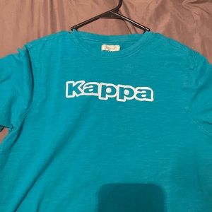 Kappa shirt blueish green color
